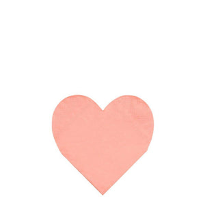 Heart-Shaped Napkins (Small),  Pack of 20