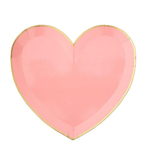 Heart-Shaped Plates (Large),  Pack of 8