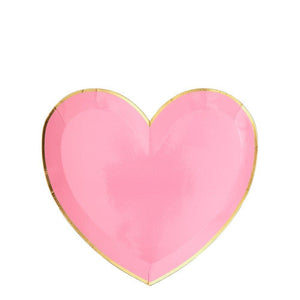 Heart-Shaped Plates (Small),  Pack of 8