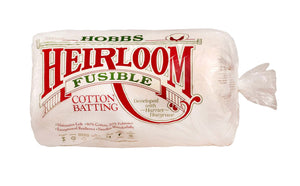 Hobbs Heirloom  80/20 Fusible (Cotton / Poly Blend) Batting, (Various Sizes)