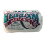 Load image into Gallery viewer, Hobbs Heirloom Bleached 100% Cotton Batting,  Various Sizes
