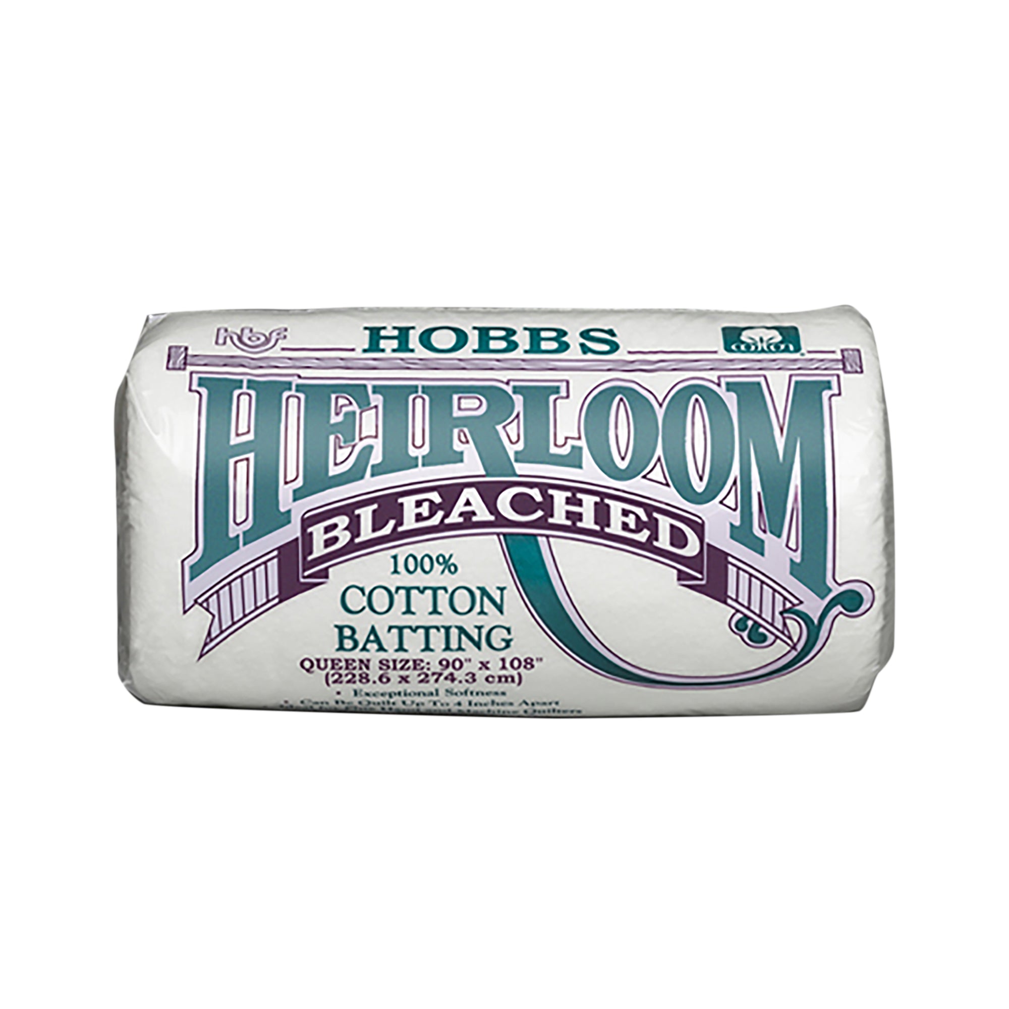 Hobbs Heirloom Premium 80/20 Cotton Blend Quilt Batting Queen Size 90 X  108 for sale online