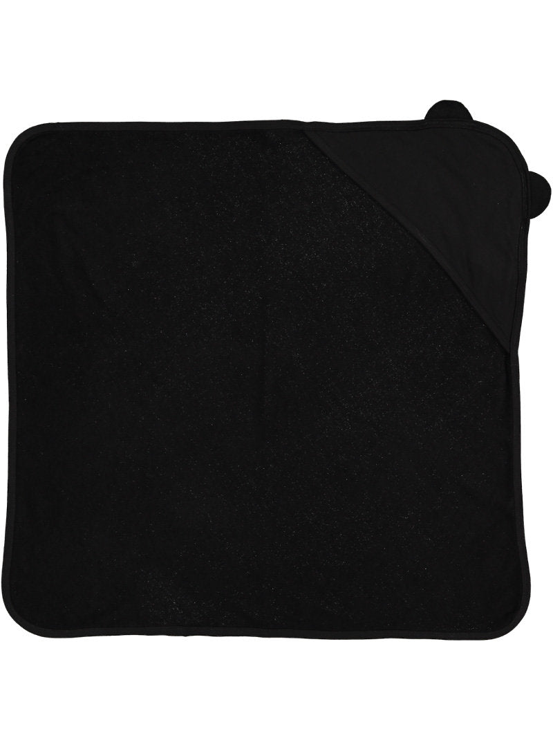 Baby / Toddler --- Hooded Towel with Ears, Black