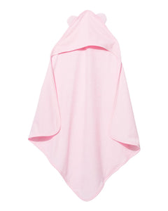 Baby / Toddler --- Hooded Towel with Ears, Light Pink