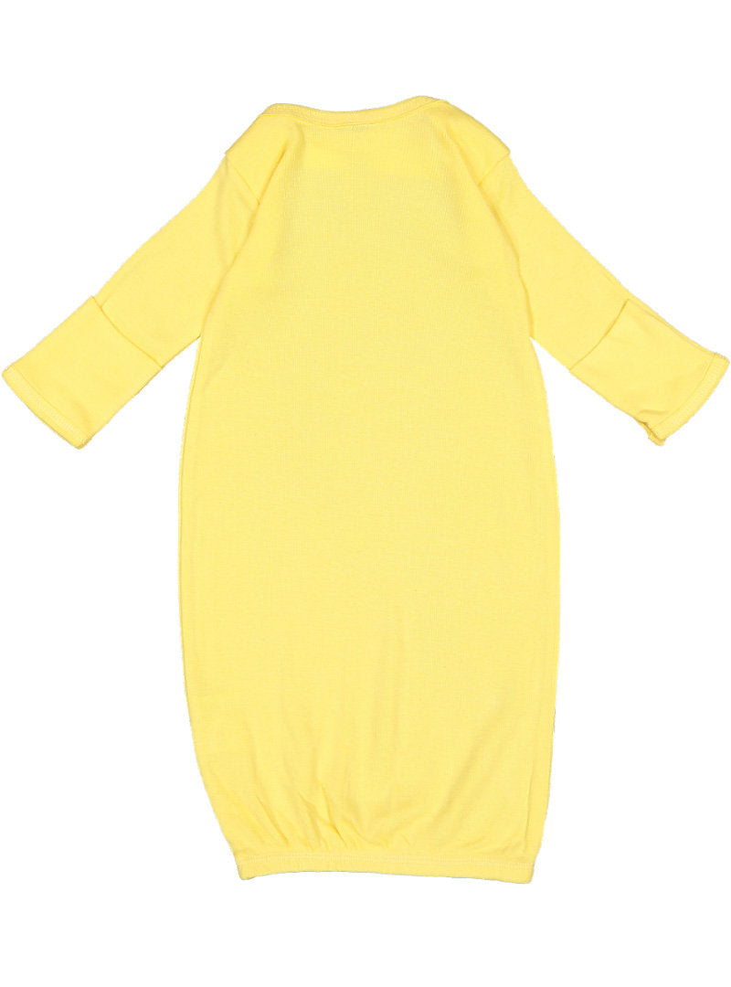 Infant Gown (100% Cotton), Butter