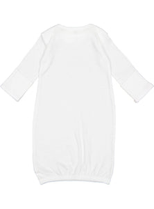 Infant Gown (100% Cotton), White