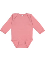 Load image into Gallery viewer, Baby Long Sleeve Bodysuit, 100% Cotton, Mauvelous
