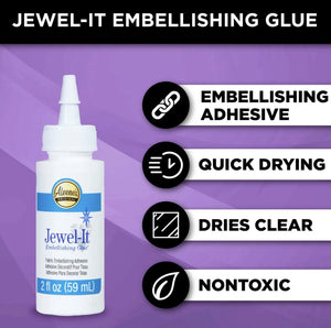 Jewel-It Fabric Embellishing Adhesive,  Aleene's® Various Sizes