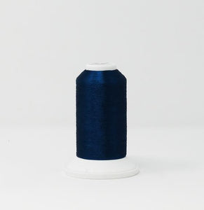 Lapis Lazuli Blue Color, CR Metallic Soft Touch Polyester, Machine Embroidery Thread, (#40 Weight, Ref. 4267), 2700 yd Cone by MADEIRA