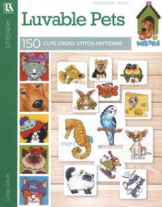 Cross Stitch Luvable Pets Book by Linda Gillum - Leisure Arts