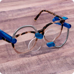 Load image into Gallery viewer, Magic Eyes, Clip-on Eyeglass Magnifier by Taylor Seville

