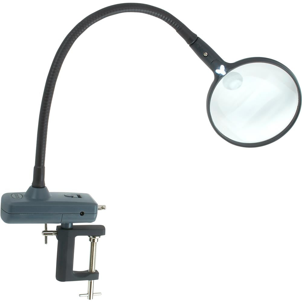 MagniFlex Flexible Arm Lighted Hands-Free Magnifier by Carson