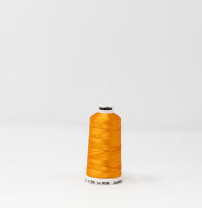 Marmalade Orange Color, Classic Rayon Machine Embroidery Thread, (#40 Weight, Ref. 1155), Various Sizes by MADEIRA