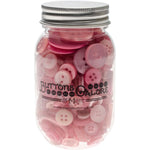 Load image into Gallery viewer, Buttons Mason Jars, Pink Grapefruit
