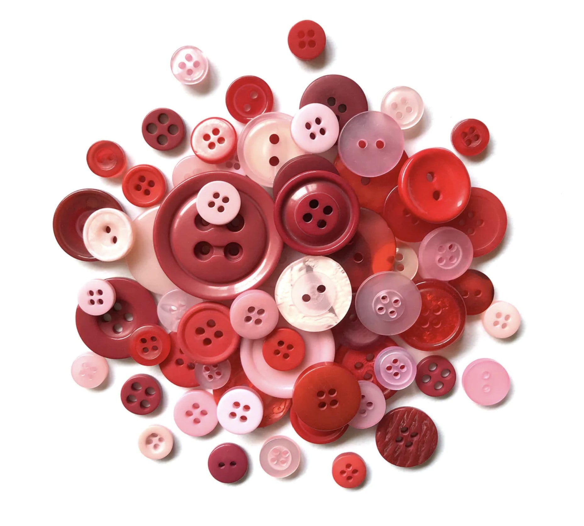 Buttons Mason Jars, Valentine
