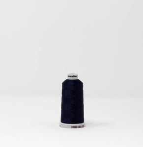 Navy Blue Color, Polyneon Machine Embroidery Thread, (#40 / #60 Weights, Ref. 1643), Various Sizes by MADEIRA