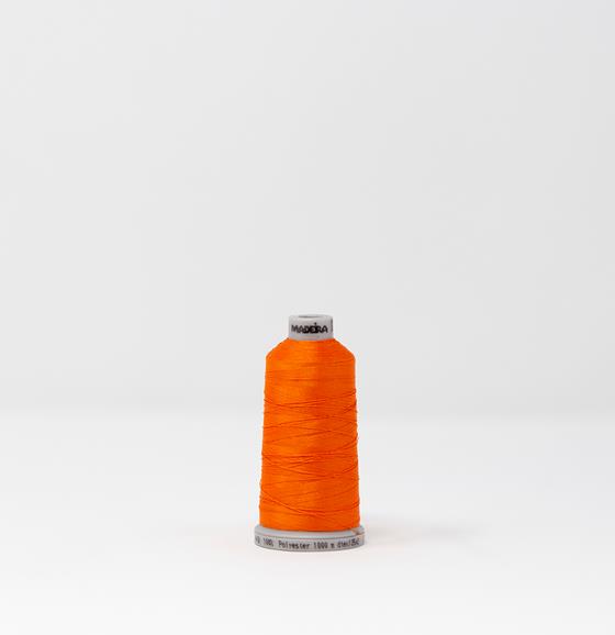 Orange Peel Color, Polyneon Machine Embroidery Thread, (#40 Weight, Ref. 1965), Various Sizes by MADEIRA