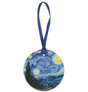 Keepsake Ornament,     "Starry Night" by Vincent Van Gogh