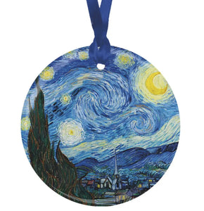 Keepsake Ornament,     "Starry Night" by Vincent Van Gogh