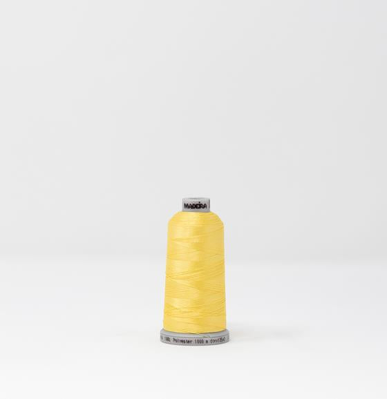 Palomino Yellow Color, Polyneon Machine Embroidery Thread, (#40 Weight, Ref. 1861), Various Sizes by MADEIRA