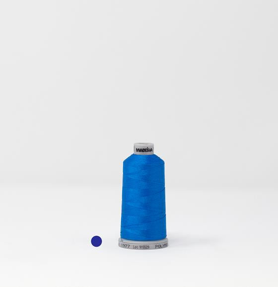Peacock Blue Color, Polyneon Machine Embroidery Thread, (#40 / #60 Wei ...