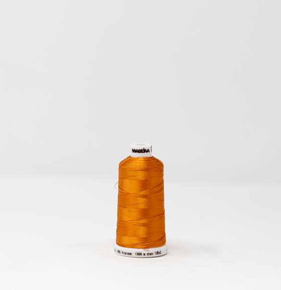 Penny Brown Orange Color, Classic Rayon Machine Embroidery Thread, (#4 ...