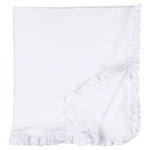 Load image into Gallery viewer, Embroidery Blank Set with Ruffle Trim, White Color
