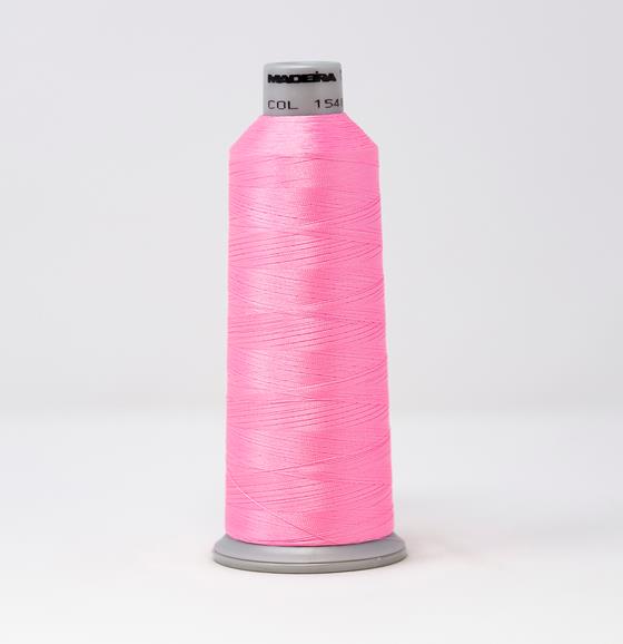 Pink Plush Color, Polyneon Machine Embroidery Thread, (#40 Weight, Ref. 1548), Various Sizes by MADEIRA