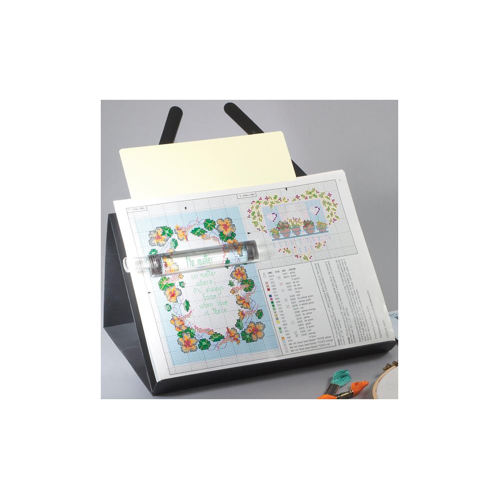 Portable Magnetic Charts & Patterns Holder with Magnifier  by PROP-IT