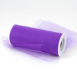 6 Shimmer Tulle Fabric Roll For Crafts, Wedding, Pary Decorations, Gifts -  Fuchsia 100 Yards
