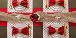 Load image into Gallery viewer, Red Hearts Placemats,  Set of 6
