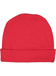 Infant Baby Cap, 100% Cotton,   Red