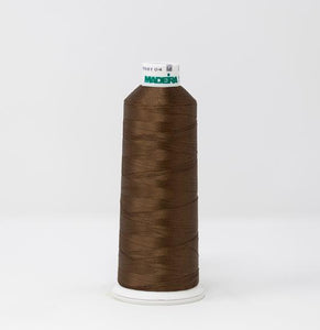 Root Beer Brown Color, Classic Rayon Machine Embroidery Thread, (#40 Weight, Ref. 1230), Various Sizes by MADEIRA