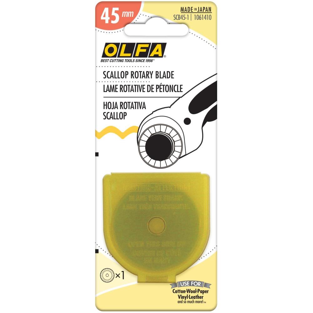 Decorative Edge Rotary Blades, 45mm (Various) by OLFA