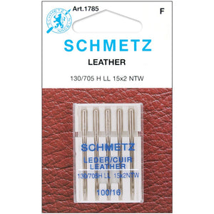 Home Sewing Machine (Leather) Needles (130/705 H LL.),  Various by SCHMETZ