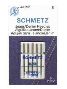 Home Sewing Machine (Jeans & Denim) Needles - (130/705 H),  Various by SCHMETZ