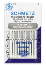 Load image into Gallery viewer, Home Sewing Machine Universal Chrome Professional Grade Needles (130/705 H CF)   Various by SCHMETZ
