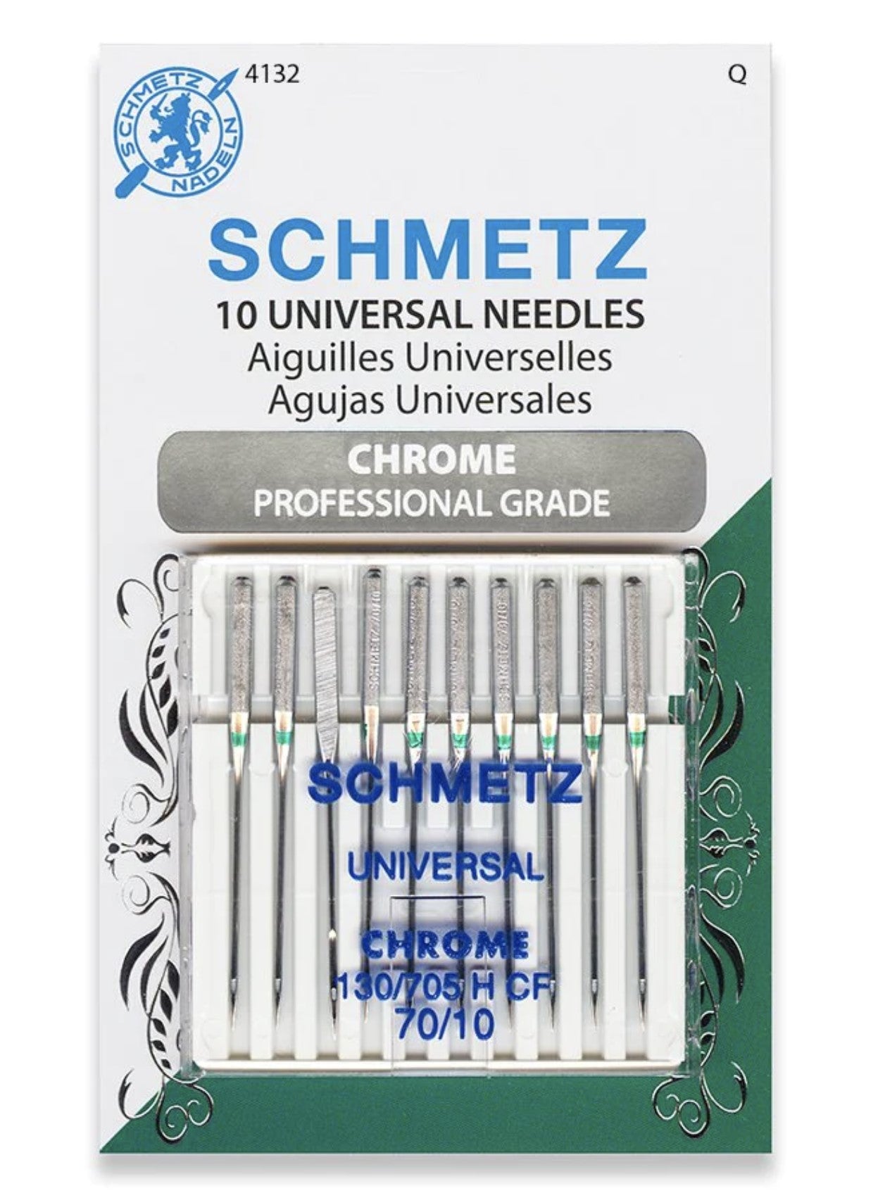Home Sewing Machine Universal Chrome Professional Grade Needles (130/705 H CF)   Various by SCHMETZ
