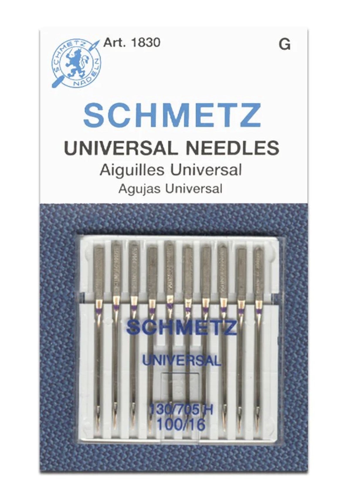 Home Sewing Machine Universal Needles (130/705 H),  Various by SCHMETZ