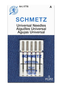 Home Sewing Machine Universal Needles (130/705 H),  Various by SCHMETZ