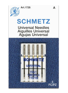 Home Sewing Machine Universal Needles (130/705 H),  Various by SCHMETZ