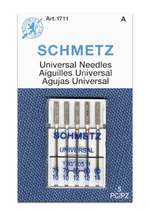 Home Sewing Machine Universal Needles (130/705 H),  Various by SCHMETZ