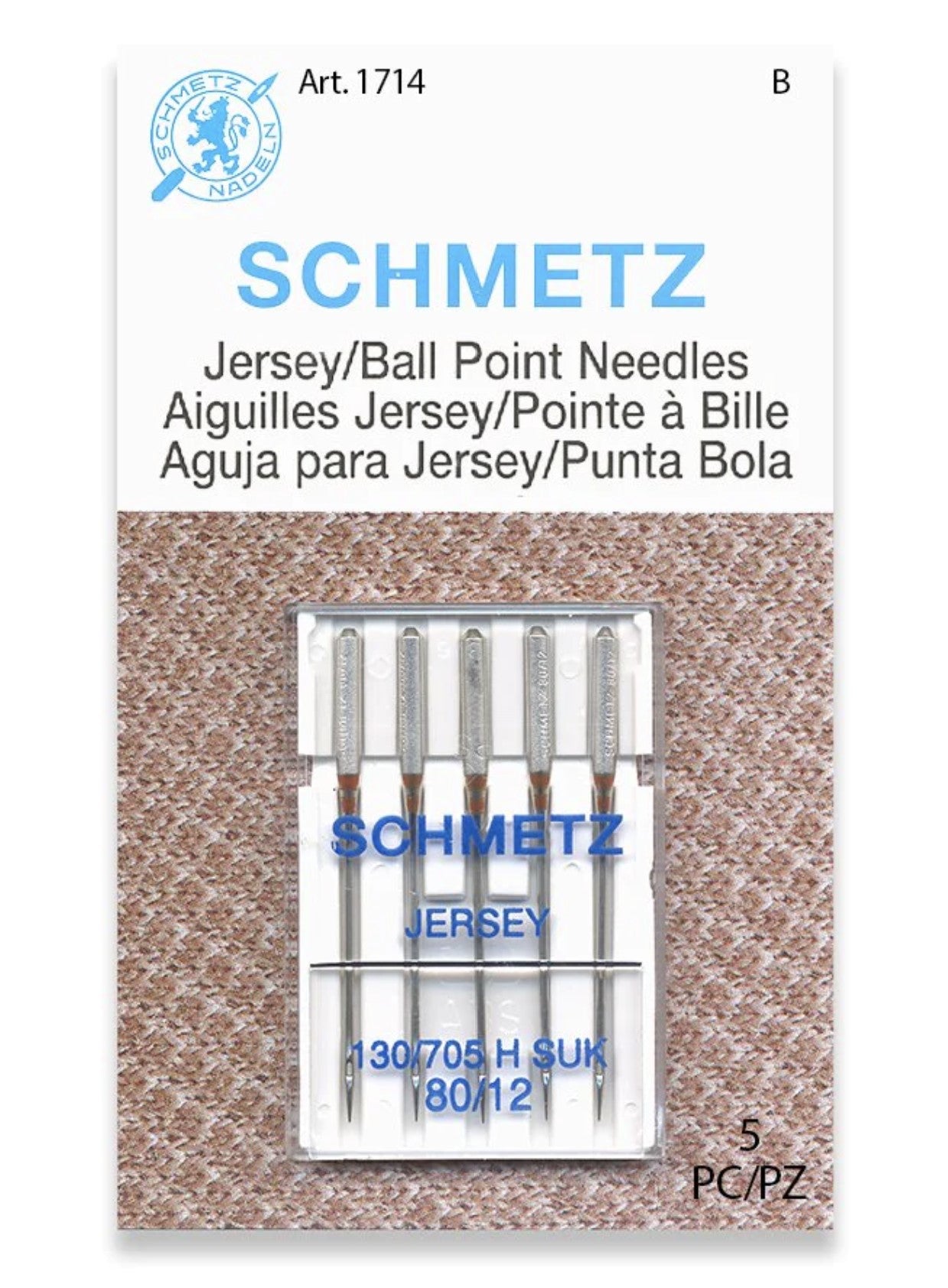 SCHMETZ Sewing Machine Needles 5 Needles Jeans/Jeans : : Arts  & Crafts