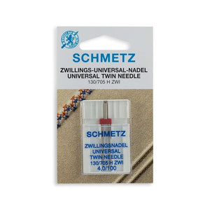 Home Sewing Machine Universal Twin Needles (130/705 H ZWI),  Various by SCHMETZ