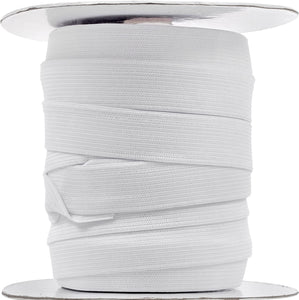 White Polyester Knit Elastic, 3/4in - Ref. 1PSS66WHTE --  by Stretchrite®