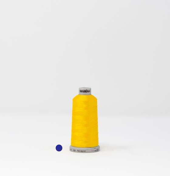 Saffron Yellow Color, Polyneon Machine Embroidery Thread, (#40 / #60 W ...