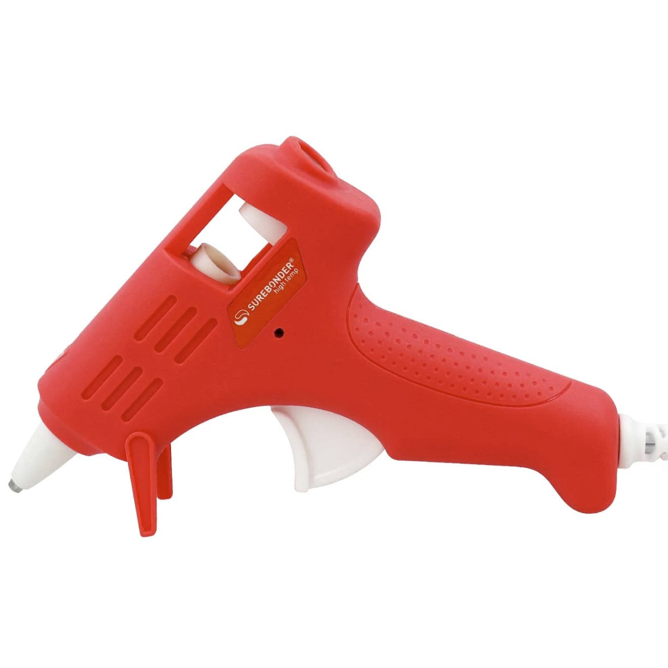 Mini Size High Temp Glue Gun, 10 Watt (Ref. GM-16COR), Coral Red Colored Essentials Series by Surebonder®