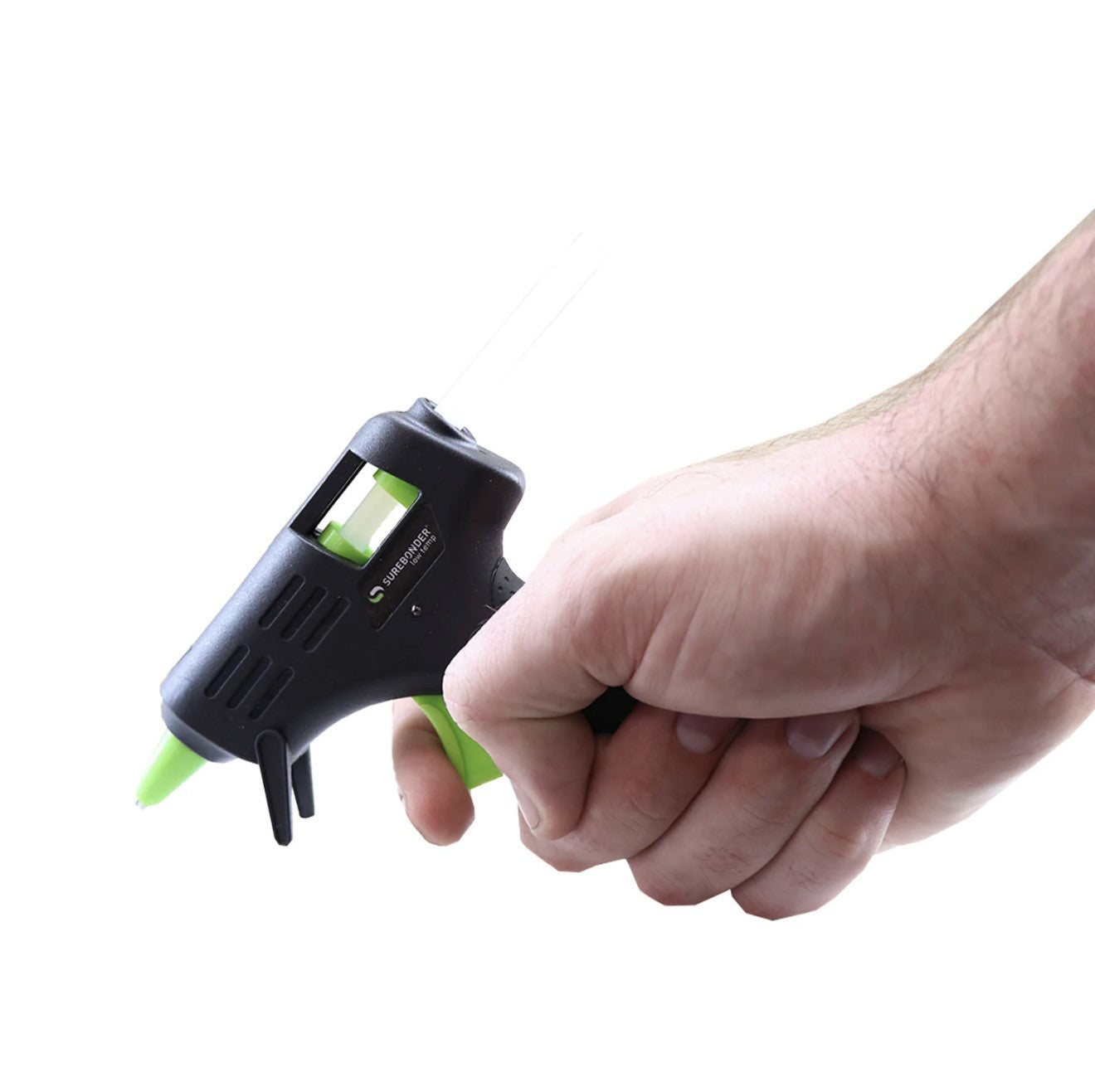 Mini Size Low Temp Glue Gun, 10 Watt (Ref. LT-160), Black Colored Essentials Series by Surebonder®