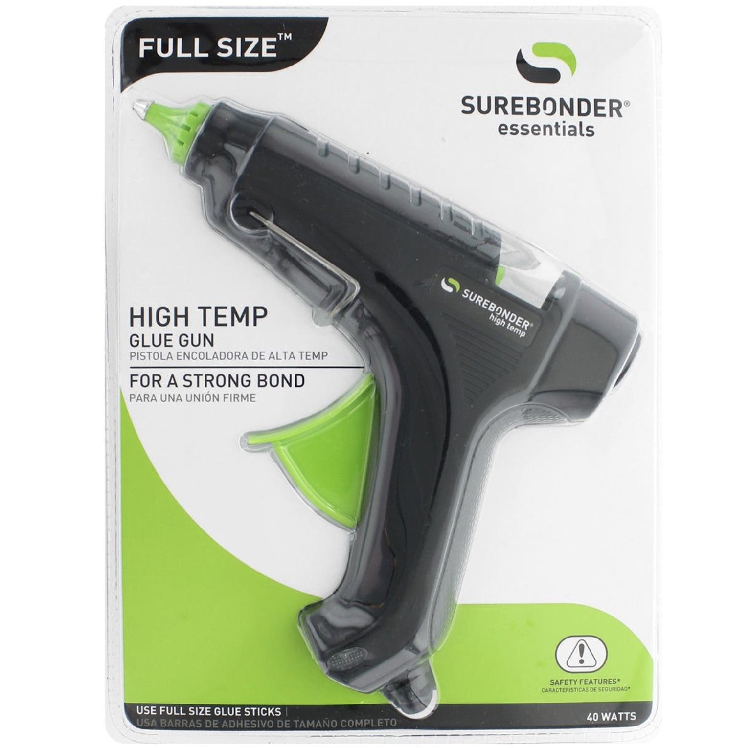 Full Size High Temp Glue Gun, 40 Watt (Ref. H-270), Essentials Series by Surebonder®