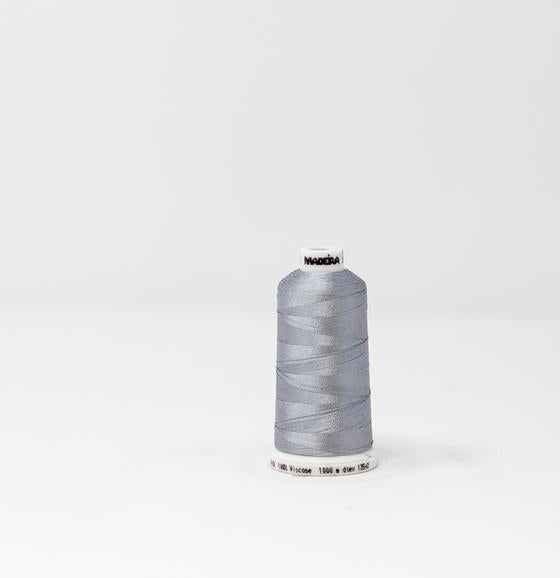 Smoke Gray Color, Classic Rayon Machine Embroidery Thread, (#40 Weight, Ref. 1012), Various Sizes by MADEIRA